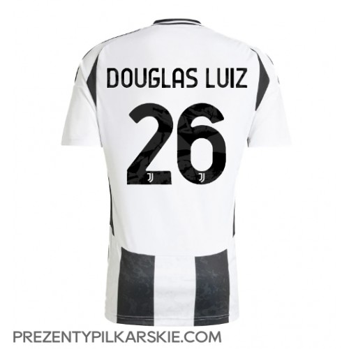 Stroje piłkarskie Juventus Douglas Luiz #26 Koszulka Podstawowej 2024-25 Krótki Rękaw